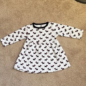 Hudson Baby Scottish Terrier Dog Baby Dress   Size 18 Months